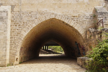 old bridge in Israel, survived the war with Egypt