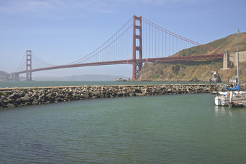 Golden Gate bridge in northern California.