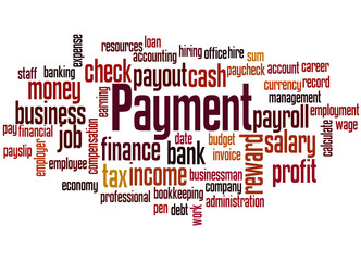 Payment word cloud concept 2