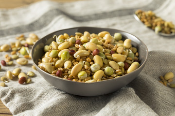 Assorted Raw Sprouted Beans Legumes