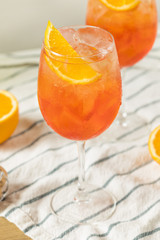 Alcoholic Aperol Spritz with Champagne