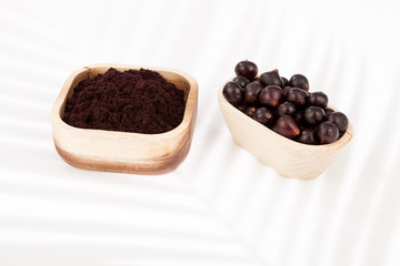 Fruit and acai powder - Euterpe oleracea