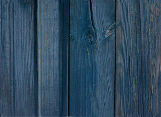 beautiful bright dark blue wooden wall, vintage background, texture