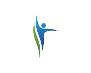 Fototapeta premium Healthy Life people Logo template