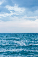 sunset and sea scapes on a beach