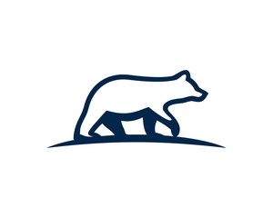 Bear cute silhouette