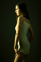 Fototapeta premium young fashion model