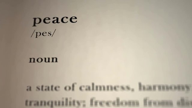 Peace Definition
