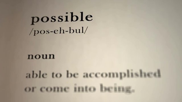 Possible Definition