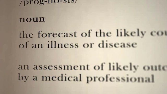 Prognosis Definition