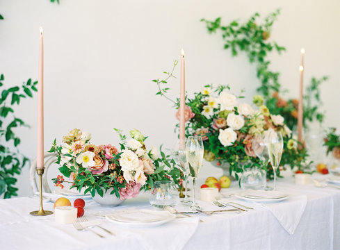 Romantic Bridal Shower Tabletop