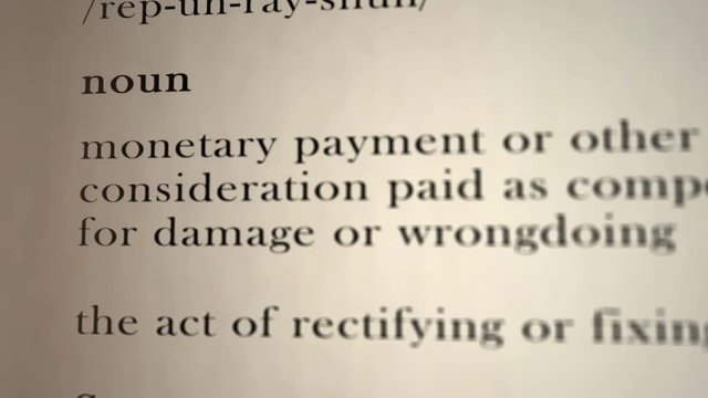 Reparation Definition