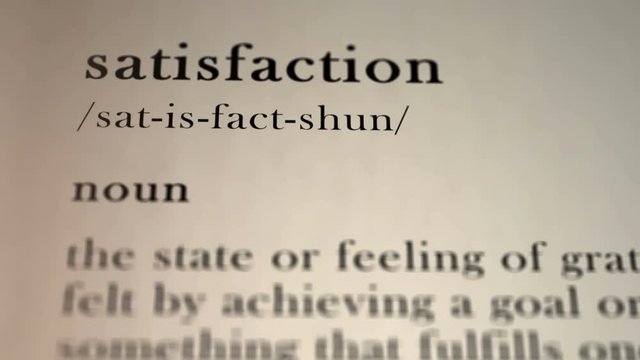 Satisfaction Definition