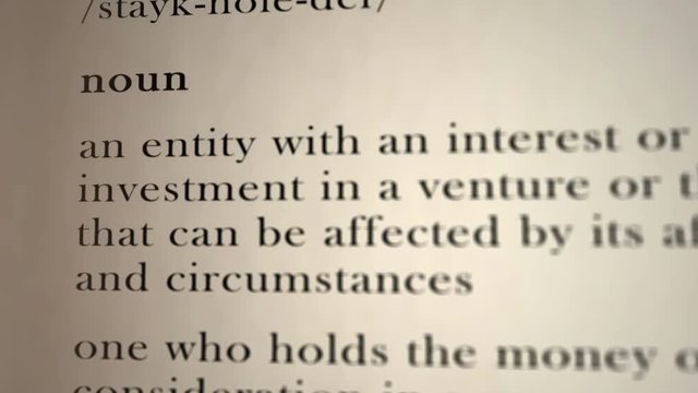 Stakeholder Definition