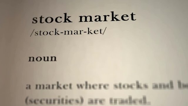 Stock Market Definition