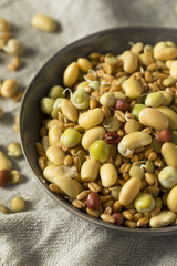 Assorted Raw Sprouted Beans Legumes