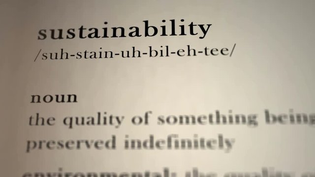Sustainability Definition
