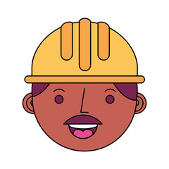 head construction builder avatar character