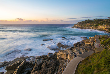 Sunrise at Bondi beach, Sydney Australia