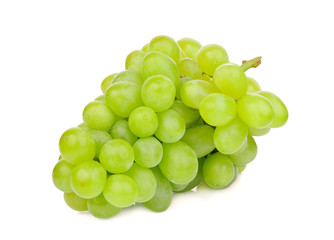 green grape isolated on white background