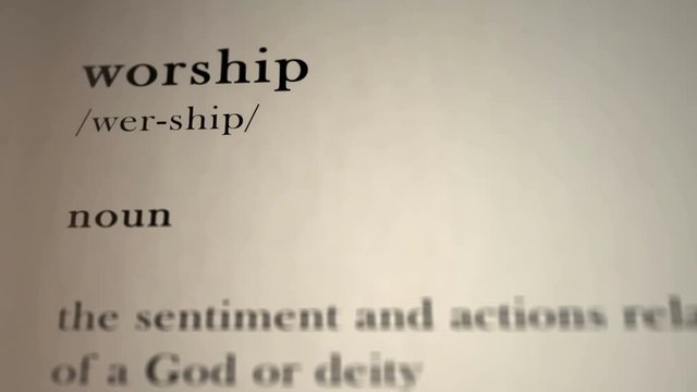 Worship Definition