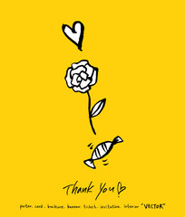 인사말 / 손으로 쓴 글씨체