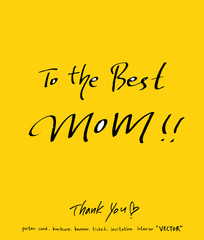 인사말 / 손으로 쓴 글씨체