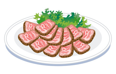 Roast beef clip art