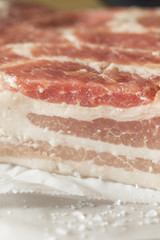 Raw Organic Pork Belly Meat