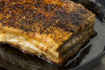 Roasted Organic Pork Belly Meat