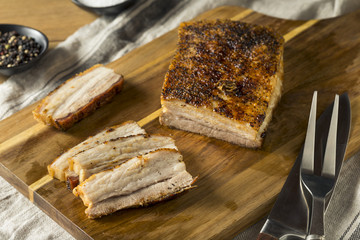 Roasted Organic Pork Belly Meat