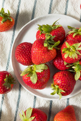 Raw Red Organic Strawberries