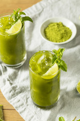 Raw Green Organic Matcha Iced Tea Detox