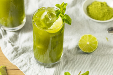 Raw Green Organic Matcha Iced Tea Detox