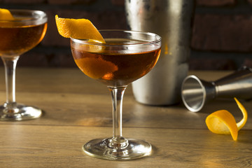 Alcoholic Martinez Cocktail with Gin