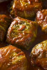 Homemade Beef Stuffed Cabbage Rolls