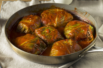 Homemade Beef Stuffed Cabbage Rolls