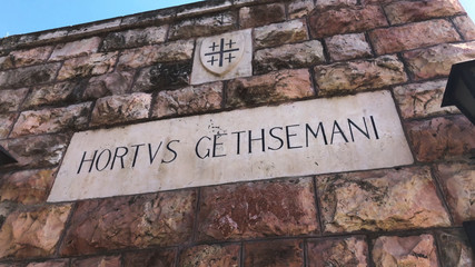 Garden of Gethsemane Sign