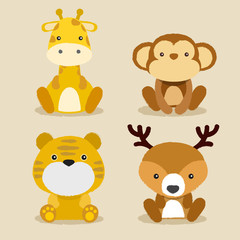 Baby Animal Collection : Vector Illustration