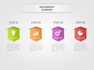 Infographic template for business, education, web design, banners, brochures, flyers, diagram, workflow, timeline. Vector illustration.