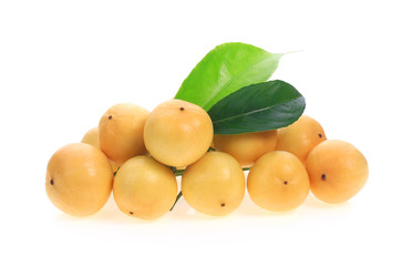 Thai fruit (Ma Fai) isolate on white background