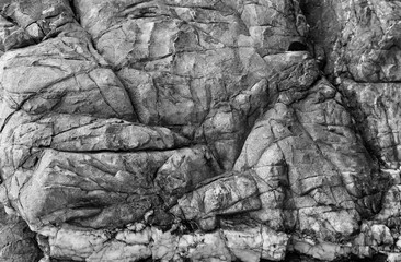 Photo macro texture of a beautiful large stone