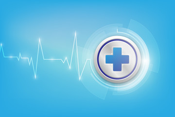 health care icon pattern medical innovation concept background design