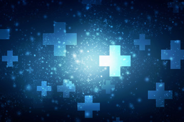 Fototapeta premium 2d rendering plus sign illustration