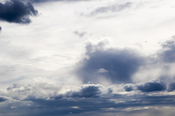 Storm clouds, dramatic sky