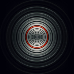 Radial metal background object