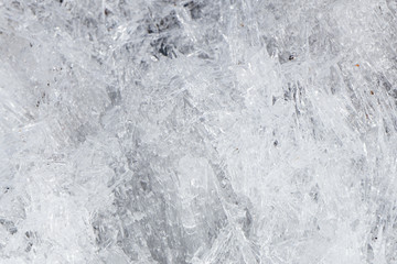 glass cullets grey and white as backround .