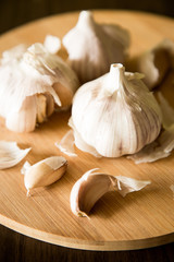 Garlic closeup