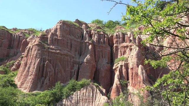 The Red Ravine canyon in Romania