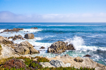 Fototapeta na wymiar Monterey Surf
